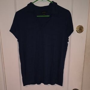 J. Jill | Deep Blue Short Sleeve Top